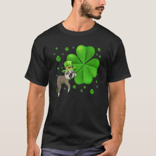 T-shirt Irish Leprechaun Sloth Shamrock Jour de la Saint P