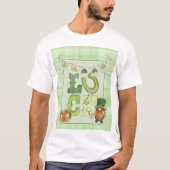 T-shirt Irish Luck St Patrick's Day Gnome Shamrock Green (Devant)