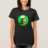 T-shirt Irish lucky shamrock with beer mug St Patrick's Da (Devant)