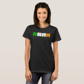 T-shirt IRISH Periodic Table of Elements Ir I S H (Devant entier)