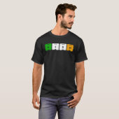 T-shirt IRISH Periodic Table of Elements Ir I S H (Devant entier)