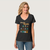 T-shirt Irish Pride Simple Math St Patrick's Day Design (Devant entier)