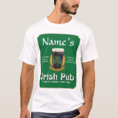 T-shirt Irish Pub (Devant)