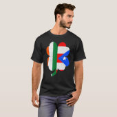 T-shirt Irish Puerto Rican Flag Shamrock St Patricks Day P (Devant entier)