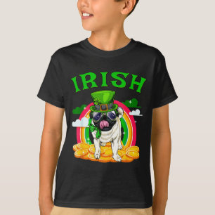 T-shirt Irish Pug Drôle de la Saint-Patrick Leprechaun Chi