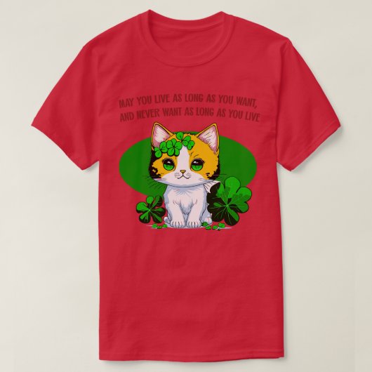 T-shirt Irish Saying from the Ginger Cat (Design devant)