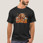 T-shirt Irish Setee Café Chaud Cosy Automne Vibes (Devant)