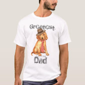 T-shirt Irish Setter Papa (Devant)