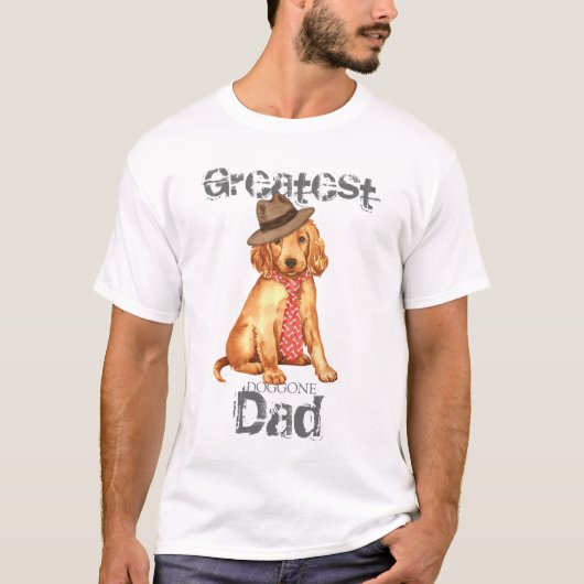T-shirt Irish Setter Papa (Devant)