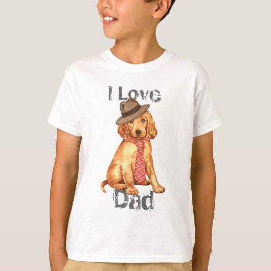 T-shirt Irish Setter Papa (Devant)