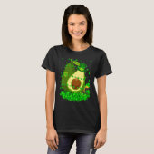 T-shirt Irish Shamrock Leprechaun Avocado St Patrick's Day (Devant entier)