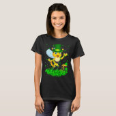 T-shirt Irish Shamrock Leprechaun Bee St Patrick's Day  1 (Devant entier)
