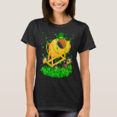 T-shirt Irish Shamrock Leprechaun Cement Mixer St Patrick' (Devant)