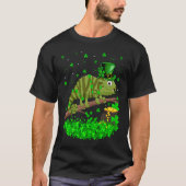 T-shirt Irish Shamrock Leprechaun Chameleon St Patrick's D (Devant)