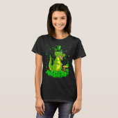 T-shirt Irish Shamrock Leprechaun Crocodile St Patrick's D (Devant entier)