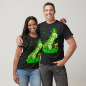 T-shirt Irish Shamrock Leprechaun Cucumber St Patrick's Da (Unisexe)