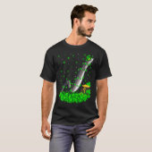 T-shirt Irish Shamrock Leprechaun Eels Fish St Patrick's D (Devant entier)