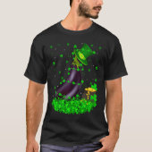 T-shirt Irish Shamrock Leprechaun Eggplant St Patrick's Da (Devant)