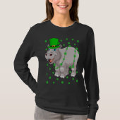 T-shirt Irish Shamrock Leprechaun Hippopotamus St Patrick' (Devant)