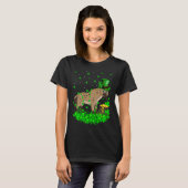 T-shirt Irish Shamrock Leprechaun Hyena St Patrick's Day (Devant entier)