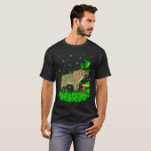 T-shirt Irish Shamrock Leprechaun Hyena St Patrick's Day (Devant entier)