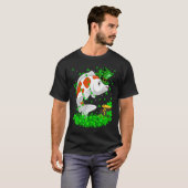 T-shirt Irish Shamrock Leprechaun Koi Fish St Patrick's Da (Devant entier)