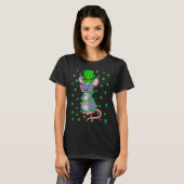 T-shirt Irish Shamrock Leprechaun Mouse St Patrick's Day (Devant entier)