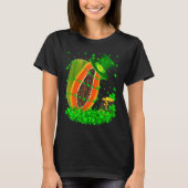 T-shirt Irish Shamrock Leprechaun Papaya St Patrick's Day (Devant)