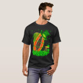 T-shirt Irish Shamrock Leprechaun Papaya St Patrick's Day (Devant entier)