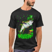 T-shirt Irish Shamrock Leprechaun Tuna Fish St Patrick's D (Devant)