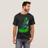 T-shirt Irish Shamrock Leprechaun Whale Shark St Patrick's (Devant entier)