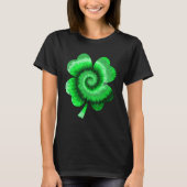 T-shirt Irish Shamrock Tie Dye Happy St Patrick's Day Go L (Devant)