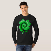 T-shirt Irish Shamrock Tie Dye Happy St Patrick's Day Go L (Devant entier)