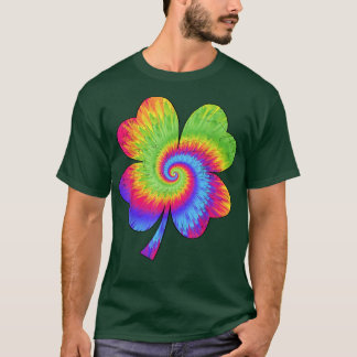 T-shirt Irish Shamrock Tie Dye Happy St Patrick's Day Go L