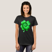 T-shirt Irish Shamrock Tie Dye Happy St Patrick's Day Go L (Devant entier)
