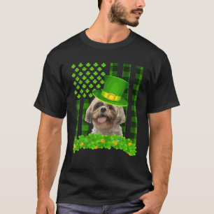 T-shirt Irish Shih Tzu St Patrick's Day Funny Leprechaun D
