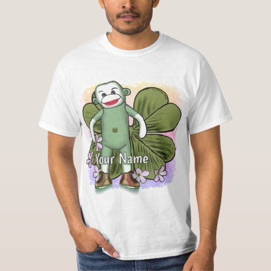 T-shirt Irish Sock Monkey (Devant)