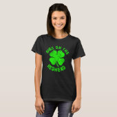 T-shirt Irish St Patricks Day Shamrock Dibs On The Redhead (Devant entier)