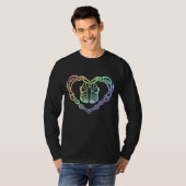 T-shirt Irish Step Dancing Celtic Knot Heart (Devant entier)