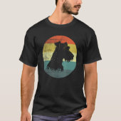 T-shirt Irish Terrier Dog Retro Style (Devant)