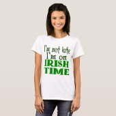 T-shirt Irish Time Drôle Dire (Devant entier)