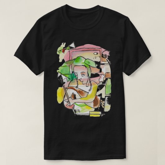 T-shirt Irish Trade Music Uilleann Pipe Player  (Design devant)