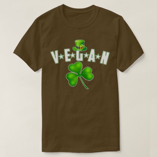 T-shirt Irish Vegan St Patty Day Vegetarian St Patricks da (Design devant)