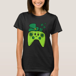 T-shirt Irish Video Game Controller Garçons Filles St Patr