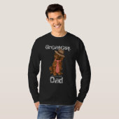 T-shirt Irish Water Spaniel Papa (Devant entier)