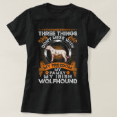 T-shirt Irish Wolfhound Family Irish Wolfhound Irish Wolfh (Design devant)