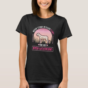T-shirt Irish Wolfhound Girl Irish Greyhound