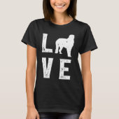 T-shirt Irish Wolfhound Love (Devant)