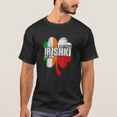 T-shirt Irishki moitié irlandais moitié polonais Iriski St (Devant)