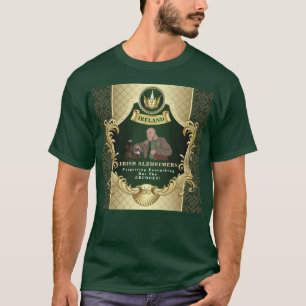 T-shirt Irlandais Alzheimer's Funny St. Paddy Gangster T-S